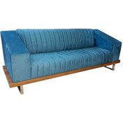 Resim Koltukstilim C-47 Mv Üçlü Ofis Kanepesi Mavi 