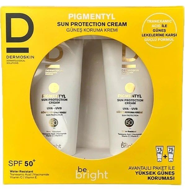 Dermoskin Be Bright Pigmentyl Spf50+ Krem 75 Ml 2'Li Fiyatı ve Özelliklerı - Badem