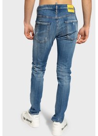 Resim Dsquared2 Erkek Kot Pantolon S74lb1445 S30342 470 Lacivert Lacivert 