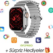 Resim wearfit WEARFİT H12 Akıllı Kol Saati Model:inç 45mm MİNİLED Ekran (GRİ) 