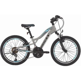 Resim Bisan BİSAN BUFFALO ÇOCUK BİSİKLETİ 30 CM V 24 JANT 18 VİTES AÇIK GRİ SİYAH MAVİ 