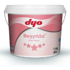 Resim Dyo Beşyıldız Tavan Boyası 0001 Beyaz 3.5 kg 