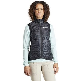 Resim adidas Siyah Kadın Yarım Balıkçı Yaka Normal Kalıp Puffer Yelek IB4204 W XPR VAR HYB V BLA 