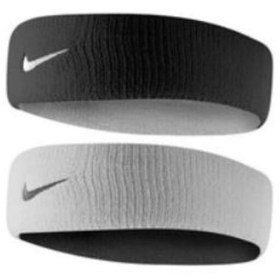 Resim Nike Home And Away Headband Havlu Kafa Bandı Siyah Beyaz 