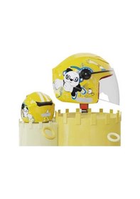 Resim Ebitda Standart 3c Sertifikalı Çocuk Elektrikli Araba Kaskı Sarı Sarı 