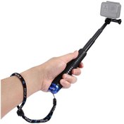 Resim Sones Puluz Elde Taşınabilir Uzatılabilir Direk Monopod Gopro Hero10 Siyah / Hero9 Siyah / Hero8 Siyah /hero7 /6 /5, Djı Osmo Aksiyon, Xiaoyi Ve Diğer Aksiyon Kameraları İçin, Uzunluk: 19-49cm 