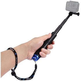Resim Sones Puluz Elde Taşınabilir Uzatılabilir Direk Monopod Gopro Hero10 Siyah / Hero9 Siyah / Hero8 Siyah /hero7 /6 /5, Djı Osmo Aksiyon, Xiaoyi Ve Diğer Aksiyon Kameraları İçin, Uzunluk: 19-49cm 