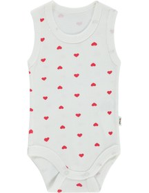 Resim Civil Baby Kalp Empirme 0-3 Yaş Çıtçıtlı Badi - Ekru - Ekru / 3-4 Yaş 