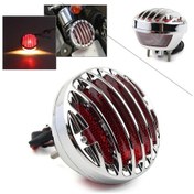 Resim Lasonstiges Motosiklet Kuyruk Işık Kuyruk Plaka Işık Kuyruk Lambası Harley Cruiser Cafe Racer Bobber Chopper Evrensel 