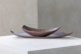 Resim Rina Menardi Barchette Strette XL Barchetta Centerpiece Obje 74x33xH6 cm - Black 
