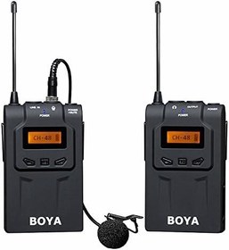 Resim Boya BY-WM6 UHF kablosuz mikrofon sistemi 