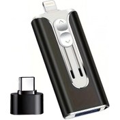 Resim Wangxi Siyah 64gb Yüksek Hız 3.0 Usb Flash Bellek İphone Uyumlu Pc İpad Uyumlu Uyumlu Android İçin Depolama Ve Yedekleme 