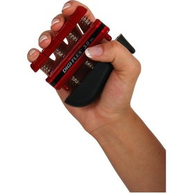 Resim Msd Digi-flex El Parmak Güçlendirme Yayı , El Parmak Egzersiz Aleti Kırmızı Renk Hafif 