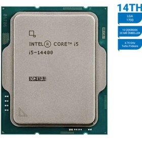 Resim Intel Raptor Lake i5-14400 Tray VGA'lı, Fansız 10C 2,50/4.70Ghz 20MB LGA1700 