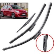 Resim Citroen C3 Ön + Arka Cam Muz Silecek Takımı 2010-2016 