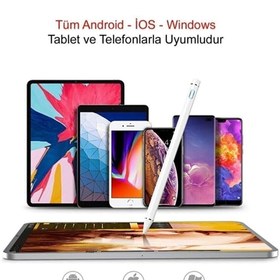 Resim EHZ TEKNOLOJİ Ipad Air 10.9 2022 (5.nesil) Uyumlu Pencil Dokunmatik Stylus Kalem 