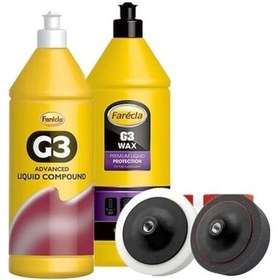 Resim Farecla li G3 Pasta 1 Litre + G3 Wax Cila 1 Litre + 1 Adet Sünger Açıklamaya Bknz. -38 