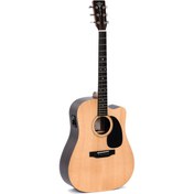 Resim Sigma DTCE Cutaway Elektro Akustik Gitar (Natural) 