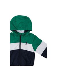 Resim Erkek Bebek Yağmurluk Mont Yeşil 