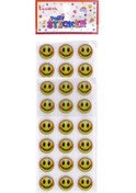 Resim Ticon Puffy Sticker Gülen Yüz - 6 Adet 
