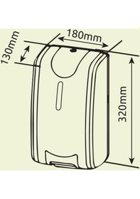 Resim Xinda Xdq210 Sensörlü Dezenfektan Dispenseri 2100 Ml Beyaz 