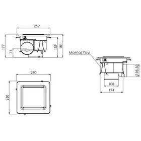 Resim Aircol 250 T Tavan Tipi Aspiratör 