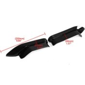 Resim Luenaarry Dikiz Aynası Yağmur Kaş Koruyucu Trim Siyah 2 Adet (Yurt Dışından) 