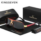 Resim KINGSEVEN Polarize Fotoğromik Gözlükler Kadınlar ve Erkekler İçin - Şık Tam Çerçeveli Paslanmaz Çelik Çerçeve, PC Lensler, Her Gün Moda, Fotoğrafçılık, Doğum Günleri, Tatiller, Partiler, Noel ve Sevgililer Günü Hediyesi İçin Mükemmel, Kutusuyla Birlikte, Polarize Gözlükler 