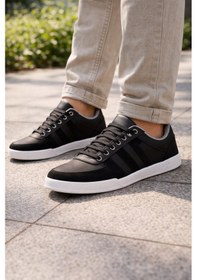 Resim Ghattix Erkek Spor Ayakkabı Günlük Kullanım Siyah Siyah 