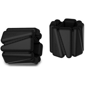 Resim Gymo Pro Series Ayarlanabilir Silikon Bilek Ağırlığı 2x1kg Üçgen Siyah 