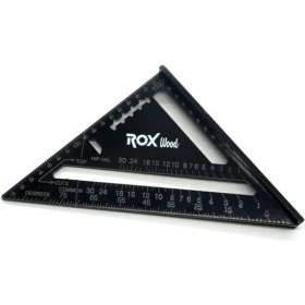 Resim Normadia Alüminyum Üçgen Marangoz Gönye 175 Mm, Hassas Ölçüm ve Yüksek Kalite 