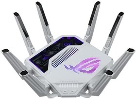 Resim Asus Rog Rapture GT-BE19000AI WiFi 7 Beyaz Router 