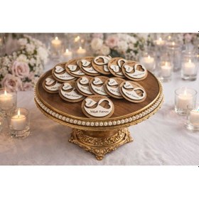 Resim Düğün Nişan Söz Kına Doğum Günü Kalp Temalı Magnet Kişiye Özel Yaprak Model 50 Adettir.no 94 