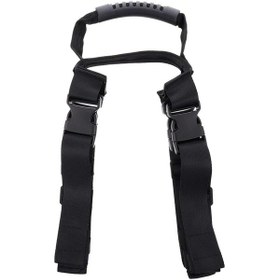 Resim Motosiklet Çantalarına Evrensel Uyumlu Katlanır Elde Taşıma Yardı 