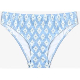 Resim Kız Çocuk Cute Flowers Desenli Bandeau Bikini Takımı 
