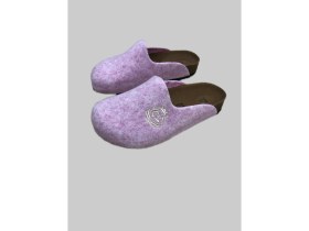 Resim Kafkaslar Kadın Erkek Keçe Kumaş Tam Ortopedik Kışlık Ses Yapmaz Ev Terliği 