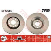 Resim TRW DF4258S | Fren Diski Ön A4 97 > 08 A6 97 > 05 / Exeo 09 > Kutu Tek Fiyat Takım Havalı 321mm | 2 Adet 