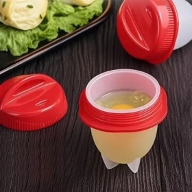 Resim Uni Zer 6 Adet Silikon Yumurta Pişirici Yanmaz Yapışma Yumurta Haşlama Kabı 