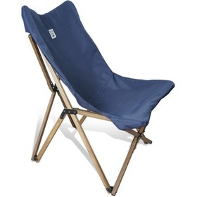 Resim Bag The Joy Ahşap Antrasit İskelet - Lacivert Kılıf Sandalye Lacivert 