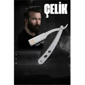 Resim Bfs Paslanmaz Çelik Ustura Türk Modeli 