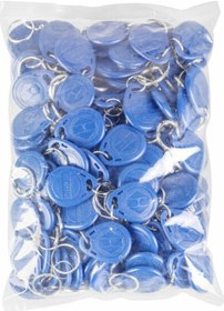 Resim Wozlo Chip TK4100 Rfid Manyetik Anahtarlık Tag Göstergeç Proximity Anahtarlık 10 Adet 