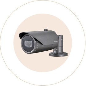 Resim Samsung Wisenet Hco-7070Rp 4Mp Ahd Gece Görüşlü Bullet Kamera 