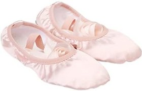 Resim BESPORTBLE Kanvas Bale Ayakkabıları Kadınlar Için Bale Terlikleri Kızlar Bale Daireler Kadınlar Için Dans Ayakkabıları Bale Düz Ayakkabı Balet Ayakları Deri Ayakkabı Özlemek Elastik 