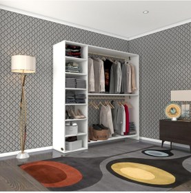 Resim Kenzlife giysi dolabı abdurrahman 180*180*40 byz gardırop 