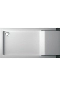 Resim Shower 90X140 Dikdörtgen Oturmalı Flat Duş Teknesi 