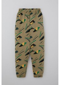 Resim Breeze Erkek Çocuk Pijama Takımı Uykucu Fırça 4-8 Yaş, Haki Yeşil Haki Yeşil 