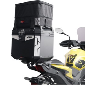Resim GP KOMPOZİT GP Kompozit KMSC03 Universal Motosiklet Çanta Üstü Kumaş Çanta Siyah 