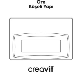 Resim Creavit Ore Mat Gri Boyalı Kumanda Paneli 