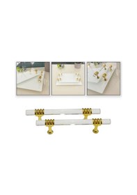 Resim Epoksi Tepsi Kulpu Cam Kulp 2 Adet Gold 