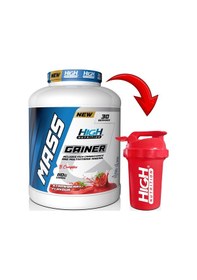 Resim Mass Gainer 3600 Gr Hacim Kütle Kas Karbonhidrat Tozu Çilek Aromalı Shaker Hediyeli 